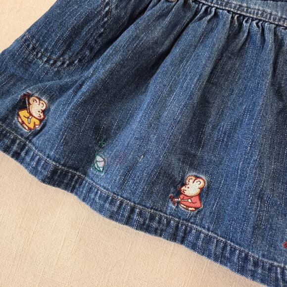 Vintage Oshkosh Mouse Embroidered Dress 12 months - Picture 2 of 6